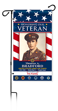 Military Tribute Garden Banner